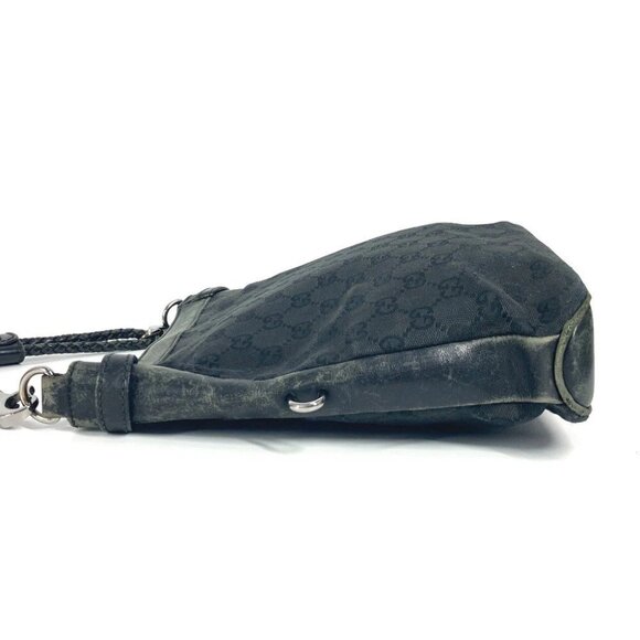 GUCCI 109106 GG logo Bag Crossbody Shoulder Bag GGCanvas/Leather Black - Picture 4 of 16